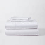 Luxury Supima Cotton + Tencel Sheets // White (Full)