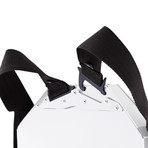 Polymer Series Backpack + Backpack Stand + Back Padding // Matte White (Black Straps)