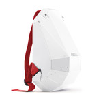 Polymer Series Backpack + Backpack Stand + Back Padding // Matte White (Black Straps)