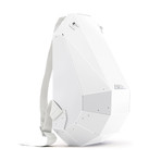 Polymer Series Backpack + Backpack Stand + Back Padding // Matte White (Crisp White Straps)