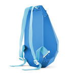 Polymer Series Backpack + Backpack Stand + Back Padding // Matte Blue (Black Straps)