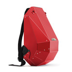 Polymer Series Backpack + Backpack Stand + Back Padding // Matte Red (Black Straps)