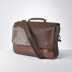 Briefcase // Brown