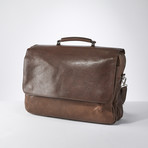 Briefcase // Brown