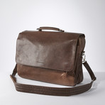 Briefcase // Brown