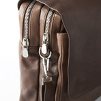 Briefcase // Brown