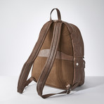 Leather Backpack // Brown