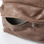 Leather Backpack // Brown