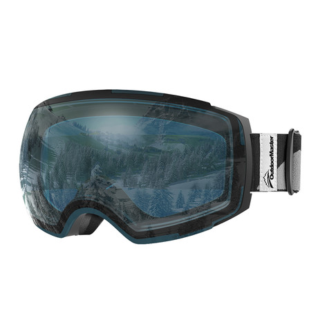 Ski Goggles PRO // Black + Blue