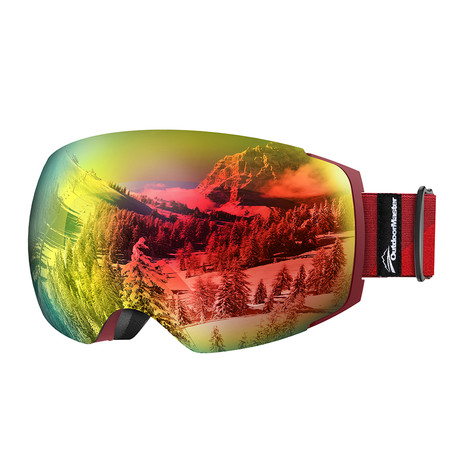 Ski Goggles PRO // Crimson