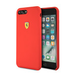 Silicone On Track iPhone Case // Metal Logo (IPHONE 13 PRO // Red)
