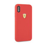 Logo Shield Silicone Case // iPhone X/XS (Red)