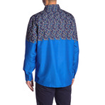 Zachery True Modern-Fit Long-Sleeve Dress Shirt // Multicolor (L)