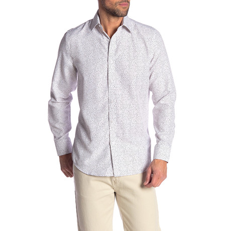 Blaine True Modern-Fit Long-Sleeve Dress Shirt // Multicolor (XL)