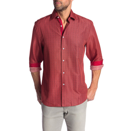 Walton True Modern-Fit Long-Sleeve Dress Shirt // Multicolor (S)