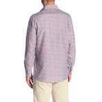 Raymond True Modern-Fit Long-Sleeve Dress Shirt // Multicolor (L)