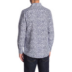 Desmond True Modern-Fit Long-Sleeve Dress Shirt // Multicolor (L)