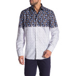 Luke True Modern-Fit Long-Sleeve Dress Shirt // Multicolor (XL)