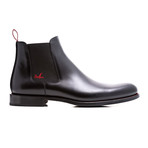 Chelsea Boots YF Calf Leather // Black + Red (Euro: 44)
