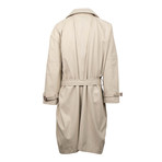 Caruso // Cotton Double Breasted Trench Coat // Beige (Euro: 50)