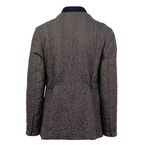 Caruso // Tweed Quilted Jacket // Brown (Euro: 48)