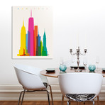 Shapes of NYC // Aluminum (16"W x 20"H x 0.1"D)