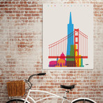 Shapes of San Francisco // Canvas (16"W x 20"H x 1.5"D)