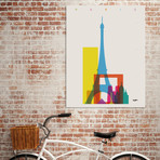 Shapes of Paris // Canvas (16"W x 20"H x 1.5"D)