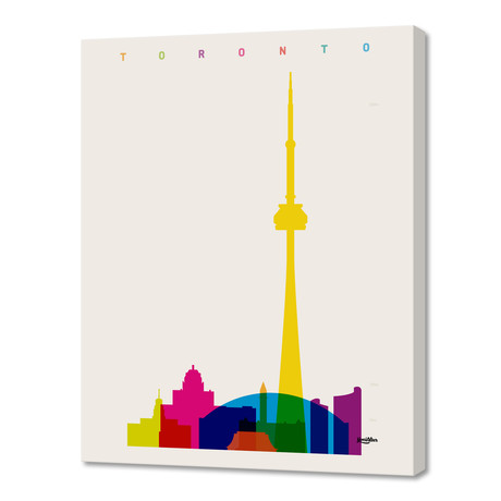 Shapes of Toronto // Canvas (16"W x 20"H x 1.5"D)