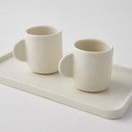 Small Tray + 2 Espresso Cups (Canopy)