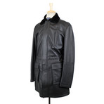 Kiton Napoli // Luxurious Shearling Leather Jacket // Black (Euro: 52)