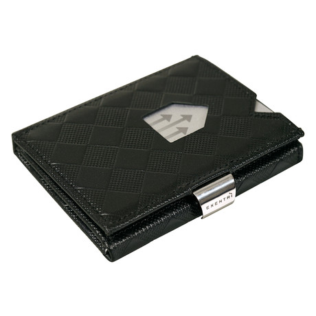 Leather Wallet // Black Chess