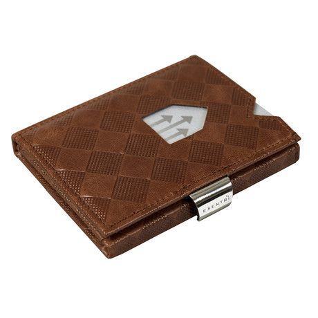 Leather Wallet // Hazelnut Chess