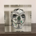 Encapsulated $1 Dollar Bill // Skull