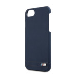 M Collection // Navy Embossed Lines Hard Case // iPhone 7/8