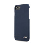 M Collection // Navy Embossed Lines Hard Case // iPhone 7/8