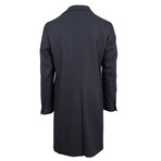 Belvest // Herringbone Wool Full Length Coat // Gray (Euro: 48)
