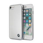 Brushed Aluminum Soft Case // Silver (iPhone 7/8)