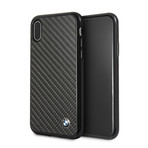BMW Signature Real Carbon Fiber // Black (iPhone X/XS)