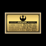 Star Wars // Harrison Ford + Mark Hamill + Carrie Fisher Signed Photo // Custom Frame