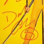 Kill Bill // Uma Thurman, David Carradine & Quentin Tarantino Signed Mini Poster // Custom Frame