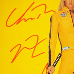 Kill Bill // Uma Thurman, David Carradine & Quentin Tarantino Signed Mini Poster // Custom Frame