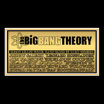 The Big Bang Theory // Cast Signed Poster // Custom Frame