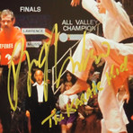 Karate Kid // Mr. Miyagi + Daniel San Signed Photo // Custom Frame