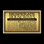 Desperate Housewives // Cast Signed Photo // Custom Frame