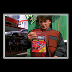 Back To The Future // Michael J Fox + Christopher Lloyd Signed Sports Almanac // Custom Frame (Signed Almanac)