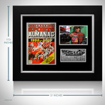 Back To The Future // Michael J Fox + Christopher Lloyd Signed Sports Almanac // Custom Frame (Signed Almanac)