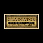 Gladiator // Russell Crowe Signed Photo // Custom Frame