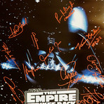 Star Wars Empire Strikes Back // Cast Signed Poster // Custom Frame