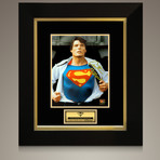 Superman // Christopher Reeve Signed Photo // Custom Frame